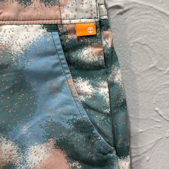 Timberland Camouflage Print Overalls Shorts - Sizes: XS, Small - Picture 3 of 8